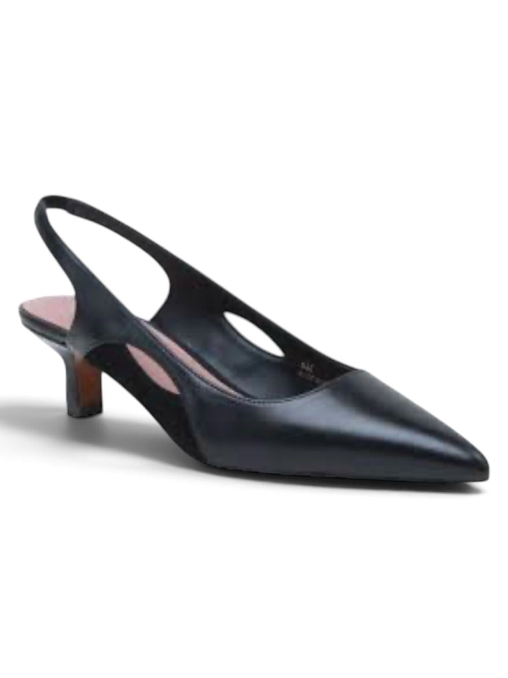 Linea Paolo Corley Pointed Toe Slingbacks, black size 8 new in box